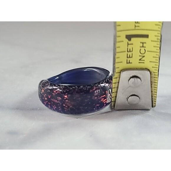 Handmade Artisan Glass Ring SIZE US 5.5 - Picture 9 of 10